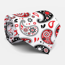Red Bandana Paisley Country Western Weihnachten
