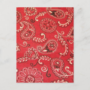 Red Bandana Postkarte