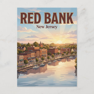 Red Bank, New Jersey New Jersey Postkarte