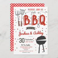 Red Barbecue Baby Dusche BaByQ GRILLEN