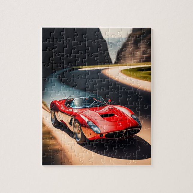 Red Barchetta Puzzle (Vertikal)