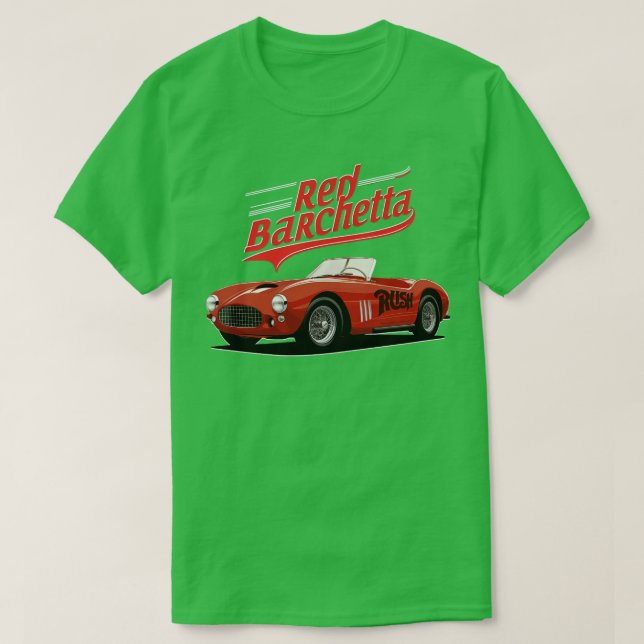 Red Barchetta Rush T-Shirt (Design vorne)