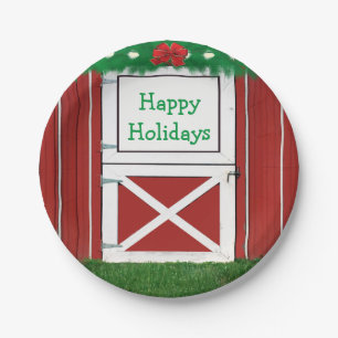 Red Barn Door Custom Holiday Party Teller #2
