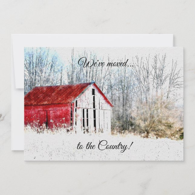 Red Barn New Address Ankündigung (Vorderseite)
