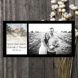 Red Barn on Hill Farm Wedding Rettet das Datum Save The Date