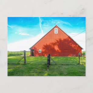 RED BARN POSTCARDS FEIERTAGSPOSTKARTE