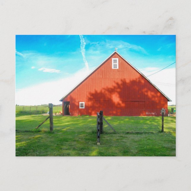 RED BARN POSTCARDS FEIERTAGSPOSTKARTE (Vorderseite)