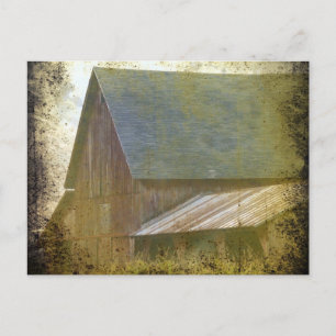 Red Barn Postkarte