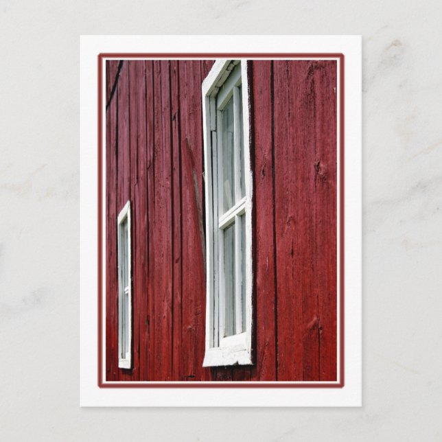 Red Barn Postkarte (Vorderseite)