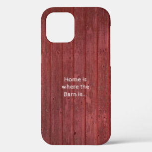 Red Barn Wood Style Farm Ranch Handy Case