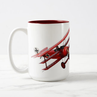 Red Baron - Fokker Dr. 1 Triplane Zweifarbige Tasse