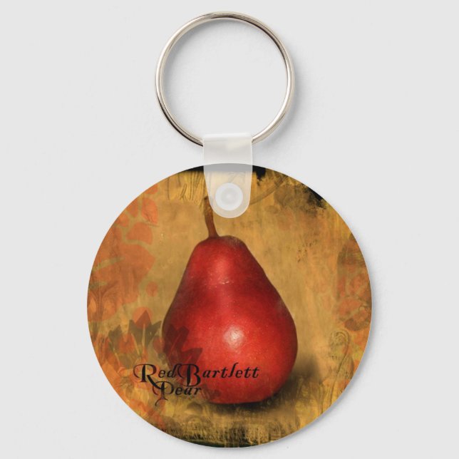 Red Bartlett Pear Schlüsselanhänger (Vorderseite)