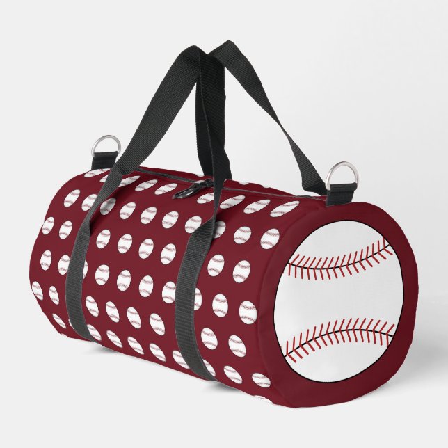 Red Baseball Duffel Bag Duffle Bag (Linke Seite)