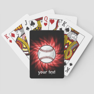 Red Baseball Spielkarten