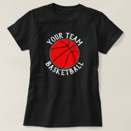 Red Basketball Team, Spielername und Jersey-Nummer T-Shirt