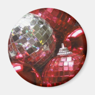 Red Baubles Kühlschrankmagnet Magnet