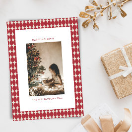 Red Baubles Vertical Foto Weihnachten Mitte Jahrhu
