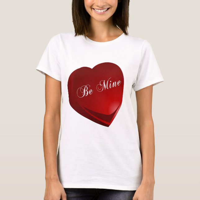 Red Be my Heart T-Shirt (Vorderseite)