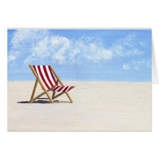 Red Beach Sessel Malerei, fühlen Sie sich besser K