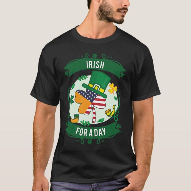 Red Beard Redhead Ginger Bearded Shamrock Irish fo T-Shirt (Vorderseite)