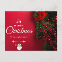 Red Beauty und Minimalistische Weihnachtskarte