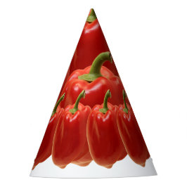 Red Bell Pepper Frisch vom Markt Partyhütchen