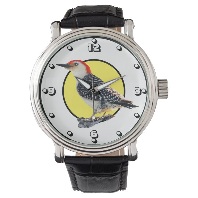 Red-Bellied Woodpecker Armbanduhr (Vorderseite)