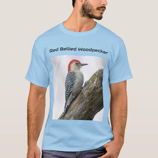 Red Bellied Woodpecker T-Shirt (Vorderseite)