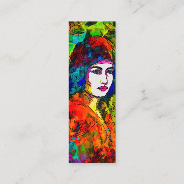 Red Beret Mini Visitenkarte (Vorderseite)