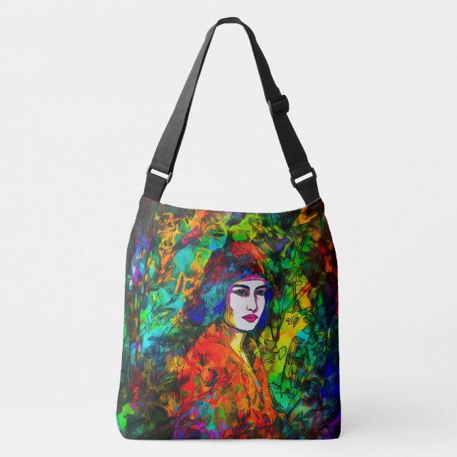 Red Beret Tragetaschen Mit Langen Trägern (Vorderseite)