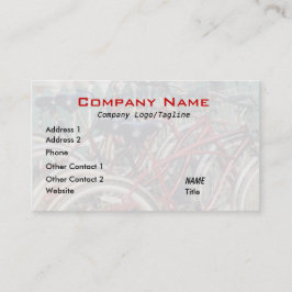 Red Bicycles Business Card Visitenkarte