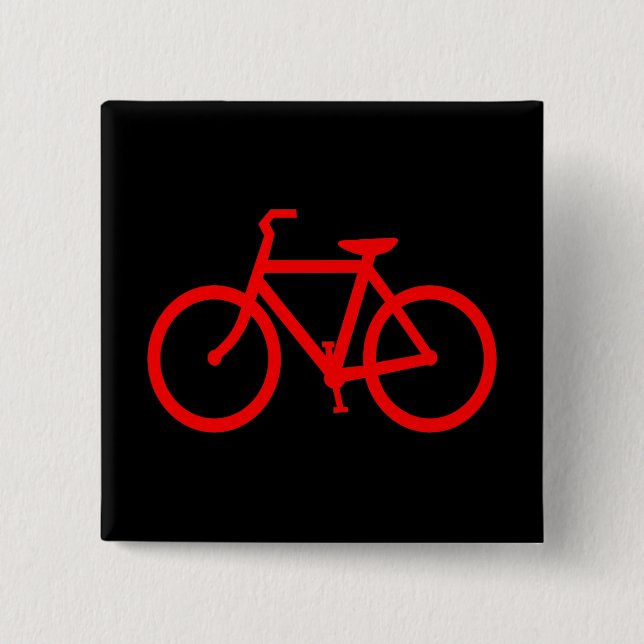 Red Bike Button (Vorderseite)