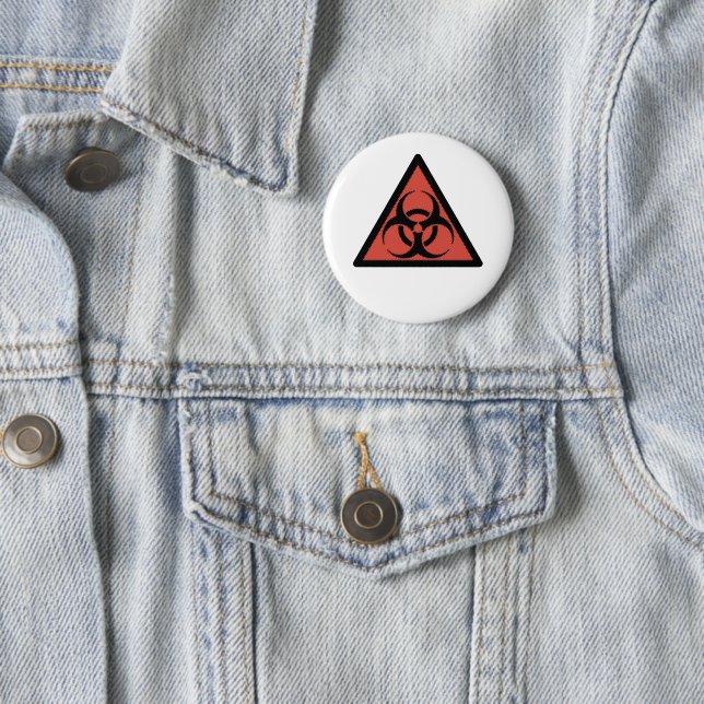 Red Biogefährdung Button (Beispiel)