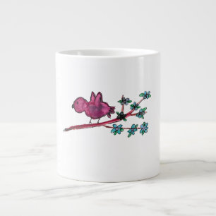 Red Bird Jumbo-Tasse