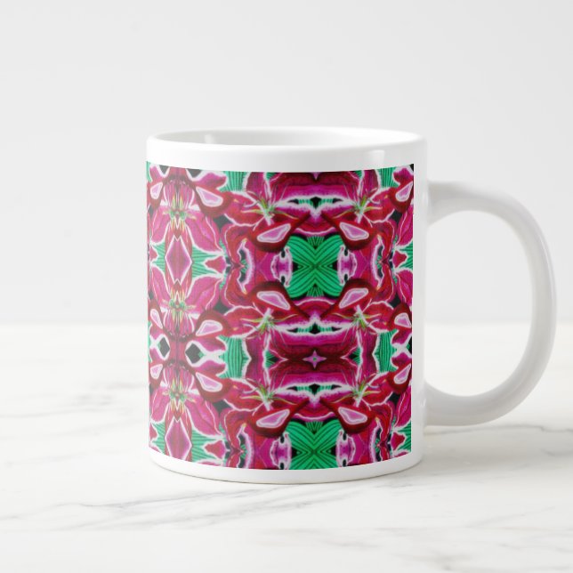 Red Bird Lily Cup Jumbo-Tasse (Rechts)