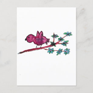 Red Bird Postkarte