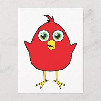 Red Bird Postkarte
