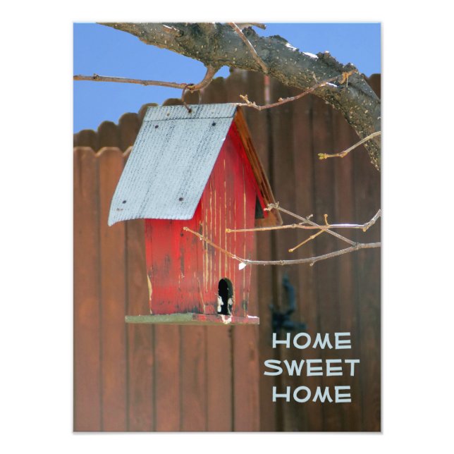 Red Birdhouse Foto (Vorne)