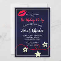 Red Black Birthday Party