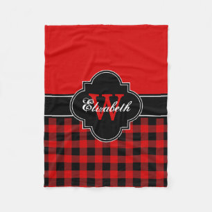 Red Black Buffalo Kariert Lumberjack CB 1IQIRN Fleecedecke