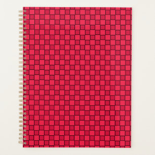 Red Black Checkerboard Planer