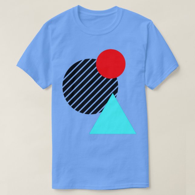 Red Black Cyan T-Shirt (Design vorne)