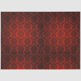Red Black Demak Gothic 20x30 Decoupage Seidenpapier