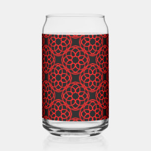 Red Black Geometric Seamless Pattern Dosenglas