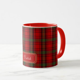 Red Black Green - Cosy Plaid Tasse