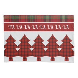 Red Black Green Cosy Tartan Kissenbezug