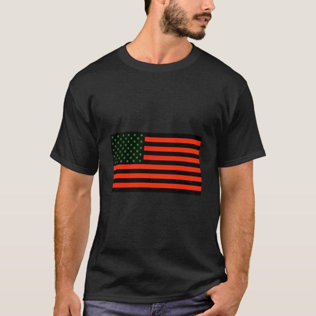 Red Black Green Flag Black Owned Bz African Americ T-Shirt (Vorderseite)
