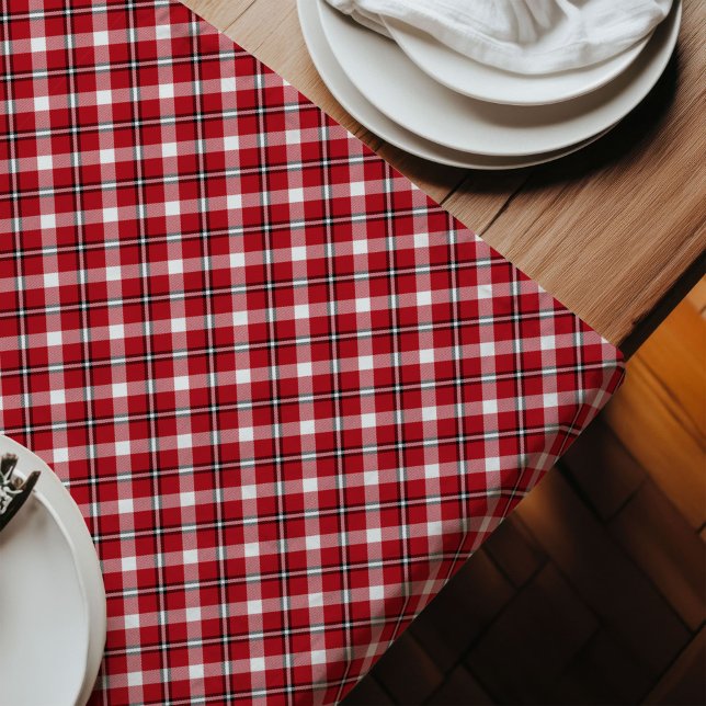 Red Black Kariert Runner Lumberjack Table Accent Großer Tischläufer (Red Black Plaid Runner Lumberjack Table Accent)