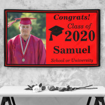 Red Black One Foto Class of 2024 Abschluss