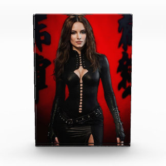 Red Black photo block